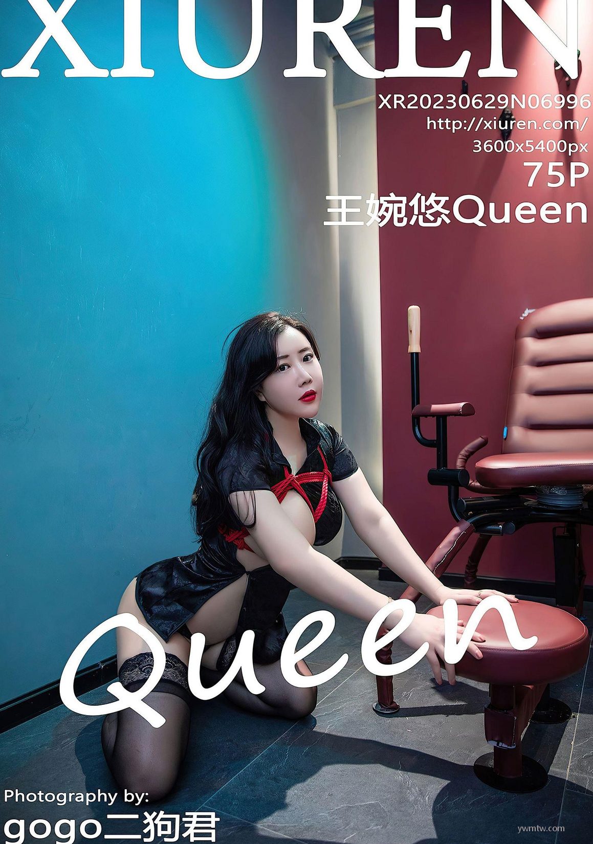 ɫ ȻӰ VOL.6996   [XIURENӰ] ģ ɫ˿ Queen ϵּ P.8